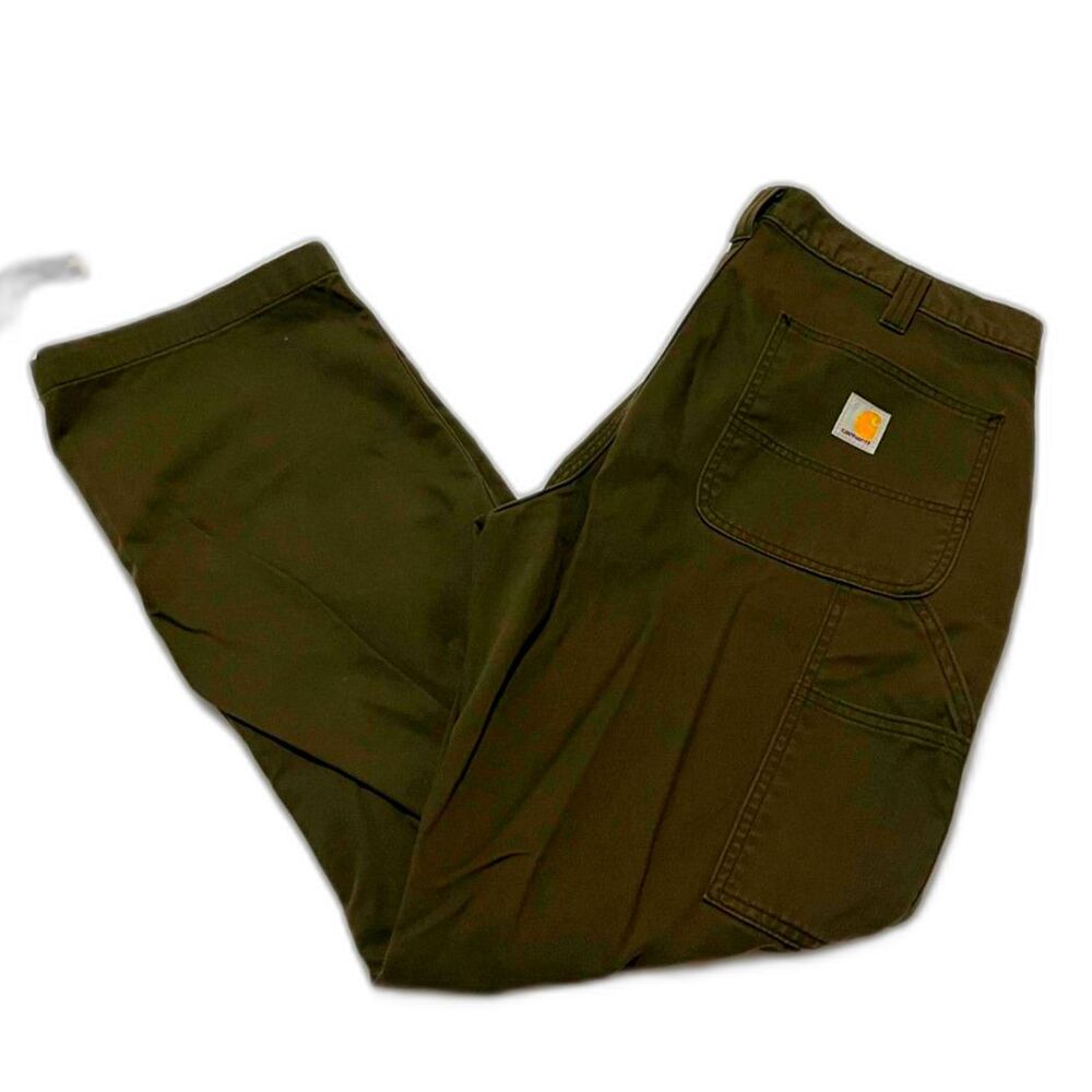 Carhartt Moss 36X30 Men's Relaxed Fit Straight Leg Work Jeans NWOT